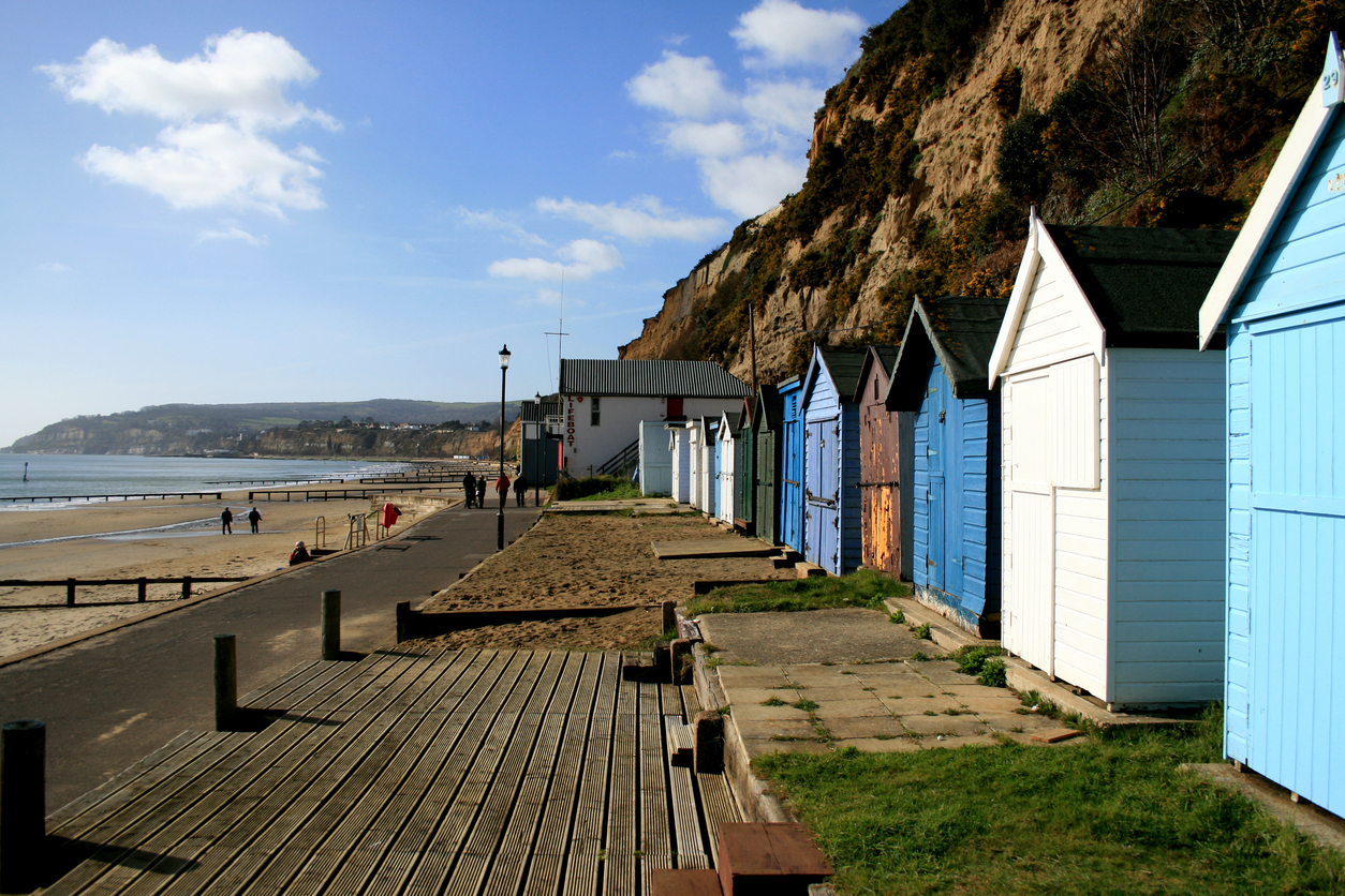 Shanklin Sea front on the Isle of Wight
