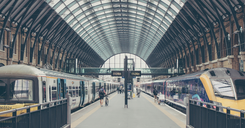a train station