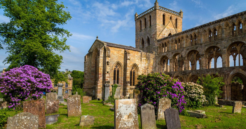 A cathedral and graveyard