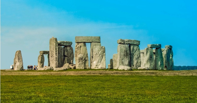 standing stones in a circle